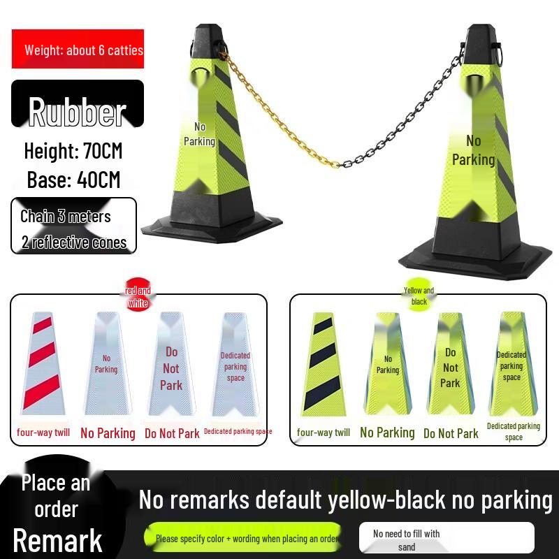 DAXTE Rubber Traffic Cone