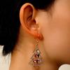 1pair Christmas Christmas Tree Earrings Earrings European and American Festival Cross-border Earrings Women's Creative Holiday Fashion Gifts