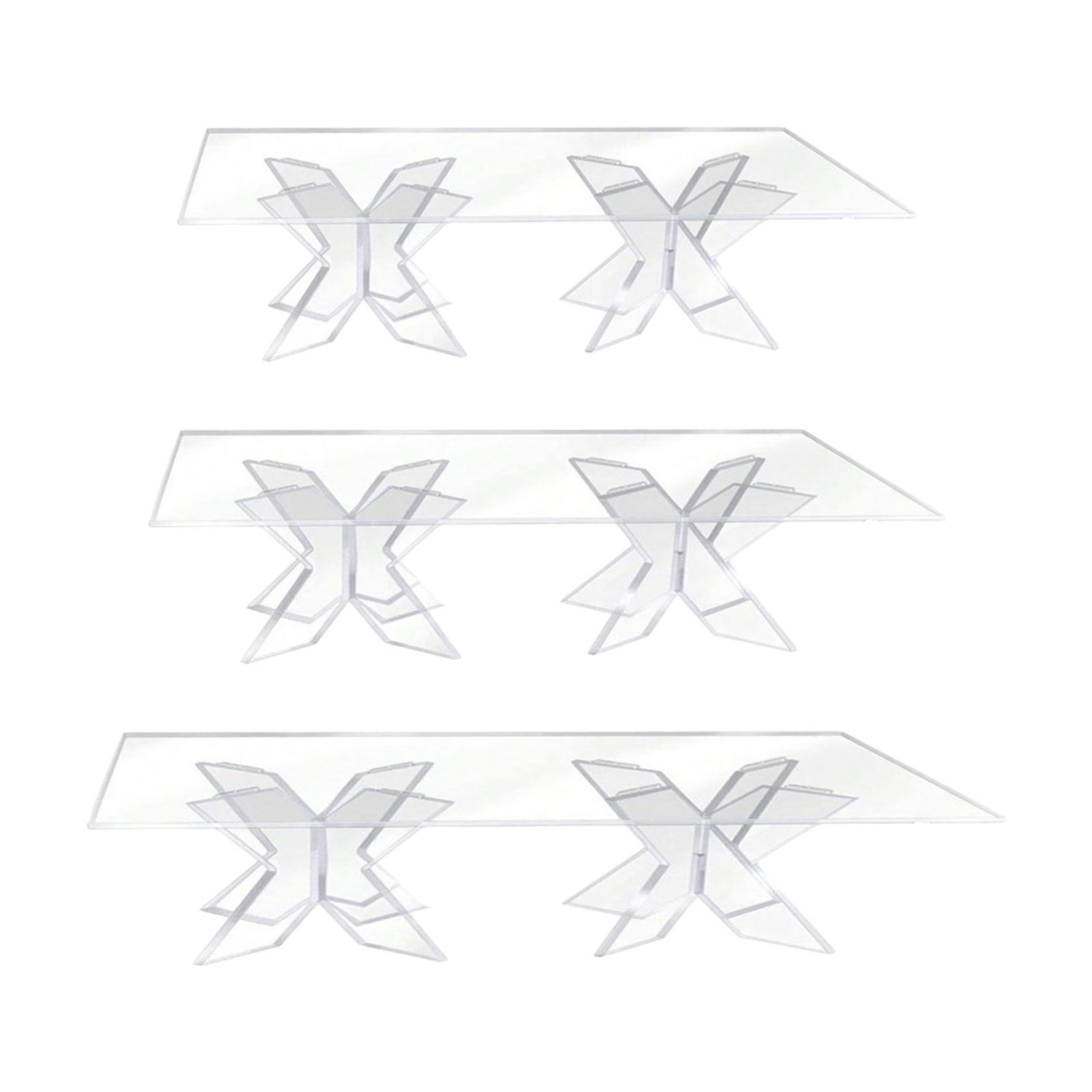 

Acrylic Reusable Donut Stand Cupcake Stand Riser Holder Dessert Holder for Celebration Christmas Baby Shower Birthday Party 25x20cm