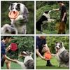EVA Bite Resistant Flying Disc Dog Toys For Dog Multifunction Pet Puppy Training Toys Outdoor Interactive Game Pet Dogs Products