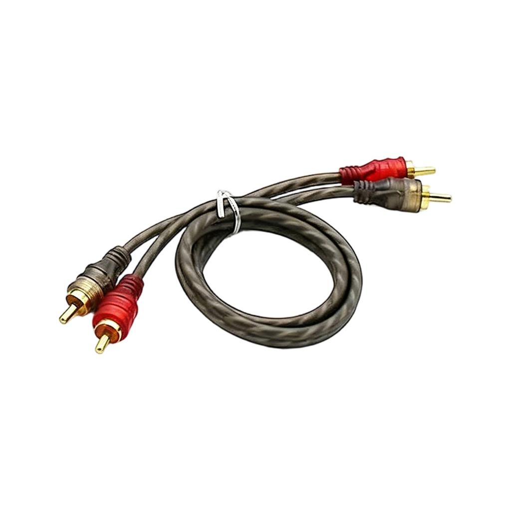 Professional Stereo Amplifier Sound Cable 2 Male To 2 Male Amplifier Cable Sound Cord for Car Speaker Accessories