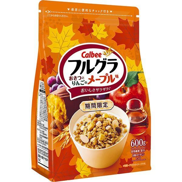 Japan Calbee Frugra (Sweet Potato & Apple Maple Flavor / Blood Sugar Control / Low-Carb Berry & Cacao)