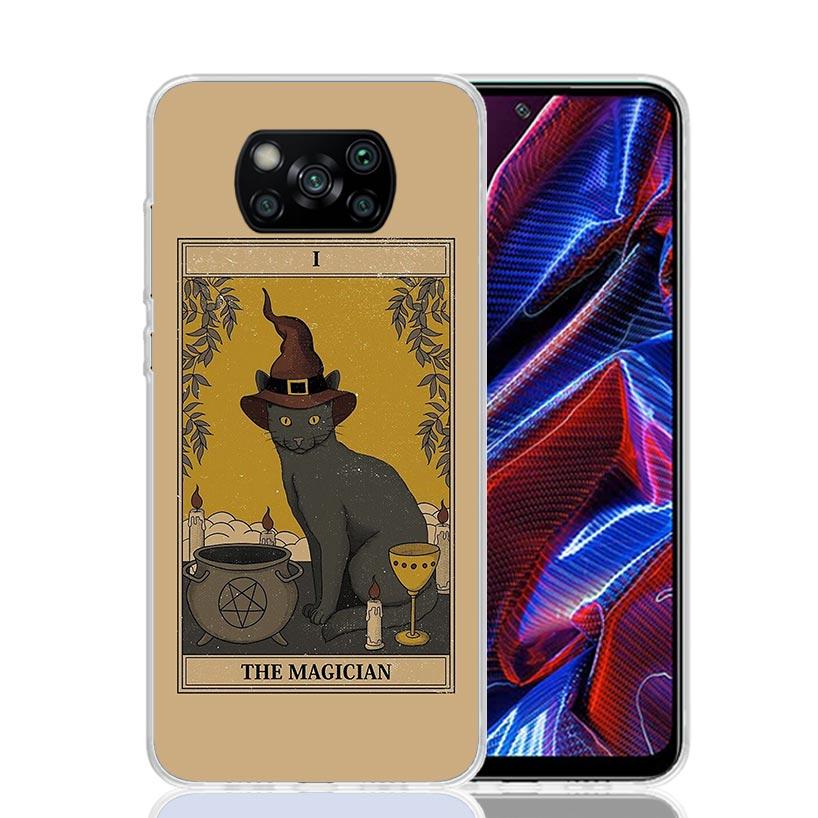 

Tarot Card Cute Art Cats Case Phone Cover for Xiaomi Redmi Note 10 9 9S 8 8T 7 5 Pro Mi 12T 11T 10T 9T 12 11 Lite A3 A2 Trend Fu Xiaomi Mi 12T(Pro)