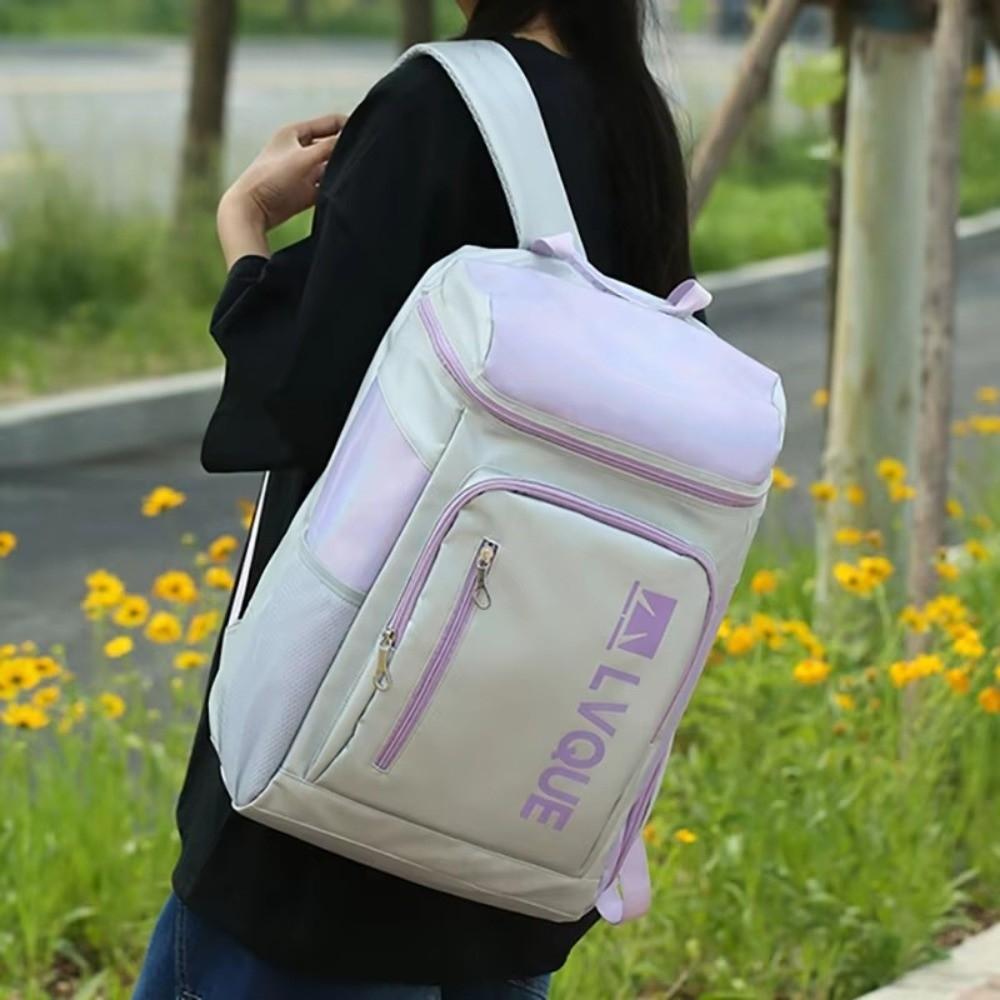 High Capacity Large Capacity Badminton Rackets Backpack Waterproof Portable Tennis Rackets Bag with Shoes Pocket Sports Bag