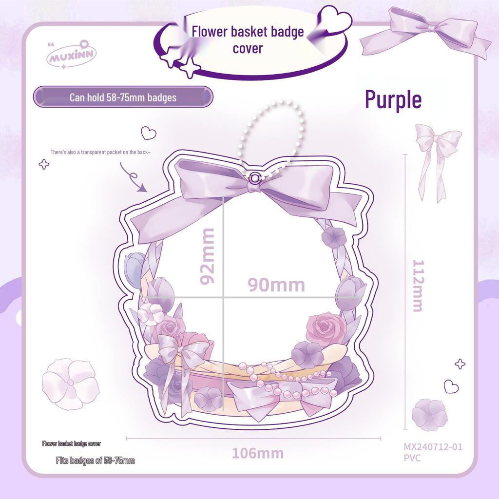 Acrylic Stand: 58-75mm Useable Gumi Ita Bag Charm & Anime Badge Storage Case