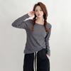 2025 Autumn/Winter Women's Plus Size German Velvet Round Neck Warm Long Sleeve Base Layer T-shirt