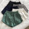 Women's Summer Ice Silk Loose Wide-Leg Elastic Waist Shorts