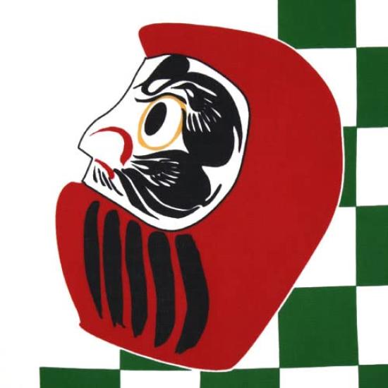 Dyeing Anbo Hand Towel Authentic Dyed Cotton Tokuoka Made In Japan 35cm X 100cm "Daruma 3" 100%