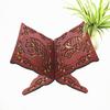 Eid Mubarak Bookshelf Wooden Islam Bible Books Storage Display Rack Retro Stand