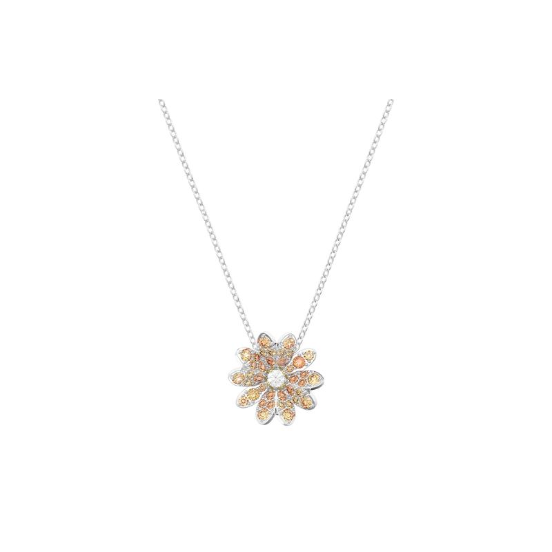 Swarovski Eternal Flower Flower Necklace Women s White 5642867