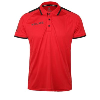 KELME 3871004 Sports Polo Shirt Red/Black