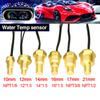 12V/24V Water Temperature Sensor Temp Sender 50K Head Plug 10MM 12MM 14MM 16MM For Car Truck Gauge Electric Meter NPT 3/8 1/8