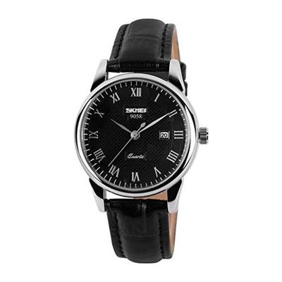 Wristwatch for Ladies, Wrist Watch, Wrist Watch, Black Leather Belt, Simple, Quartz, Analog Brand, Cute, Stylish, Waterproof, Casual, Date, Business,