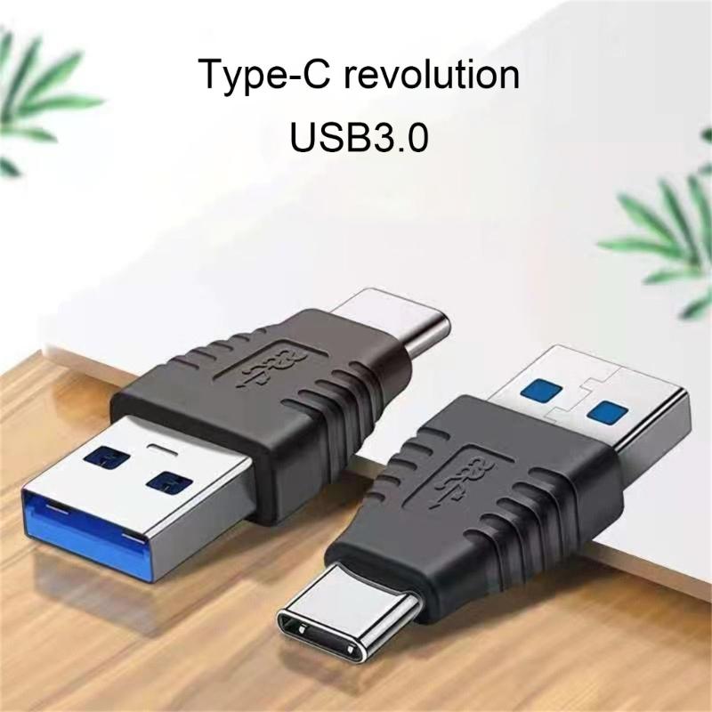 Adaptor USB 3.0 Tată la USB C Tată pentru Transfer de Date de Mare Viteză și Încărcare pentru Diverse Dispozitive Tip C