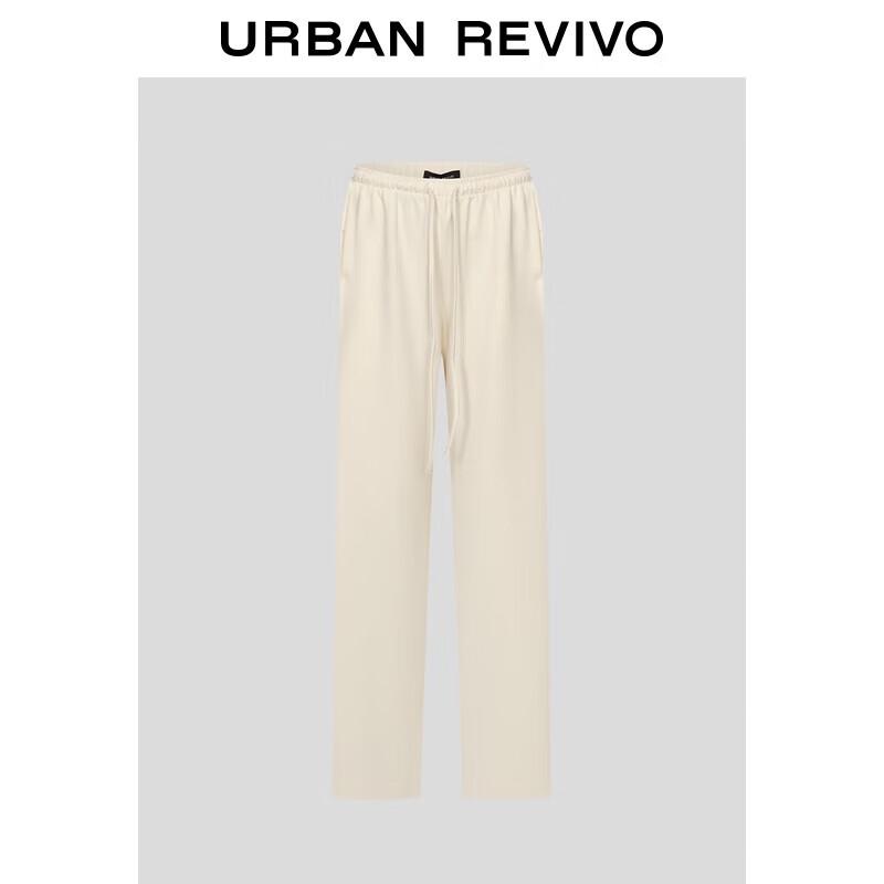 

UR 2025 Women s Casual Drawstring Wide-Leg Pants XS