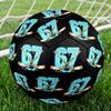 Summer Ice Cream Number 67 Size 5 Soccer Balls, High-Quality, Anti-Slip, Protective Football, a Unique Gift Suitable for Birthdays, Christmas