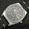 VINTAGE REFURBISHED SEIKO 5 AUTOMATIC 6309A JAPAN MENS BLACK WATCH A441316-5 Sk-a441316