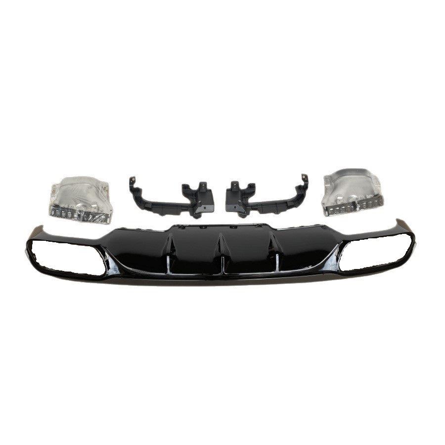 Upgrade Mercedes-Benz E-Class W213 Rear Diffuser to E63 Style with Quad Exhaust Tips, Executive Version.