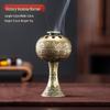 Auspicious Clouds Sandalwood & Agarwood Coil Incense for Indoor Aromatherapy - Long-lasting Deodorizing Incense Burner Censer