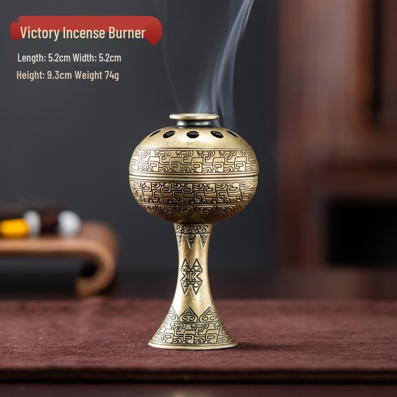 Auspicious Clouds Sandalwood & Agarwood Coil Incense for Indoor Aromatherapy - Long-lasting Deodorizing Incense Burner Censer