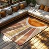 Boho Sun Carpet Indoor Outdoor Mat Washable Non Slip Entryway Rug Geometric Abstract Modern Home Decor Area Rug Gift