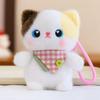 Dressed Cartoon Stuffed Doll Fluffy Plush Hanging Doll Amusing Plush Keychain  Bag Ornament