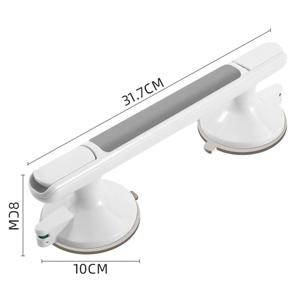 Plastic Suction Cup Handles Anti-Slip Bath Safety Bath Safety Grab Bars No Drilling Required Bathroom Handrail Accessibility