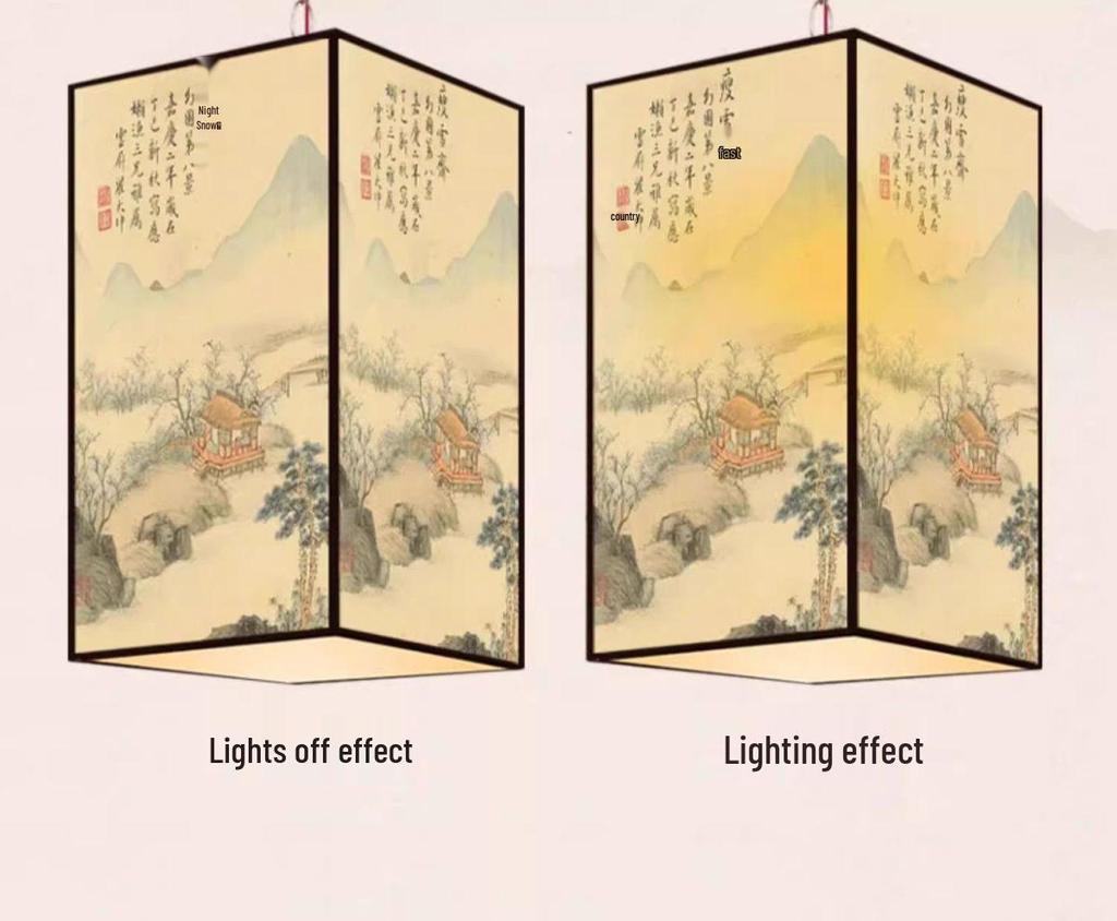Cultural Tourism Homestay: Calligraphy, Poetry & Lantern Decor In a Scenic Chinese-Style Landscape
