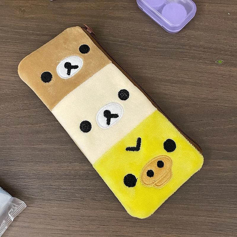 Kiiroitori Pencil Bag Pencil Case Girl Pencil Pouch Pen Bag Cartoon Cute Pencil Cases Storage Bag Festival Gift