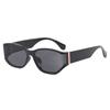 Curved Glasses Cat Eye Sunglasses Women'S High-End Fashion Uv-Proof Sunglasses Hot-Selling Sunglasses