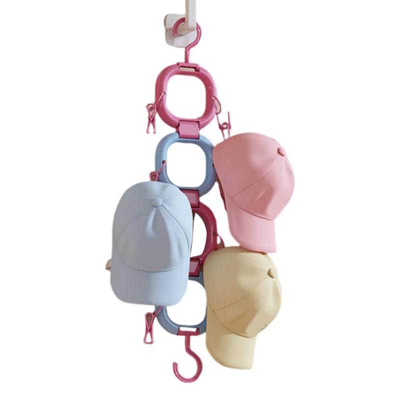 

Space Saving Wall Mounted Hat Rack Easy Installation Baseball Caps Hanger Bedroom Closet Door Closet Storage Organizer