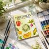 Watercolor Coloring Book - 14 Pages Sketchbook for Artists and Beginners, Watercolor Pad for Painting, Great Gift for Lovers