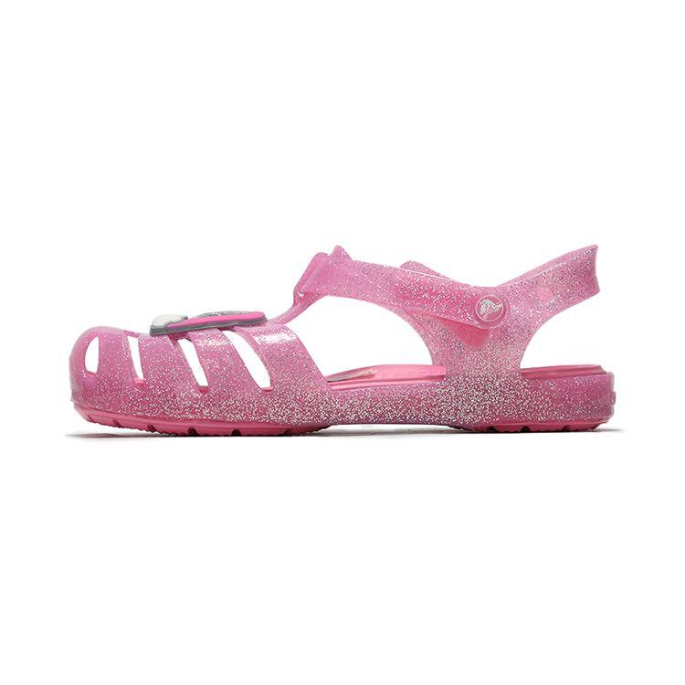 Crocs Isabella Casual Comfortable Lightweight Sandals Kids sandals Rose-Pink 206956-669 22-23