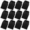 12Pcs Small Mesh Breathable Children Football Training Exercise Vest Black Kid Free Size