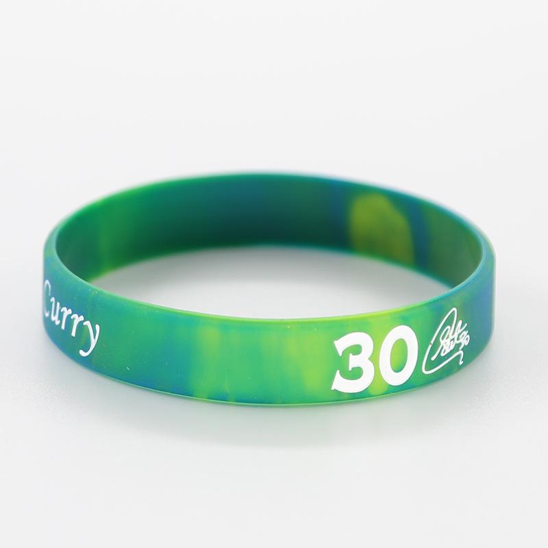 Thickened Luminous NBA Basketball Silicone Wristband: Harden, LeBron, Curry, Irving Edition