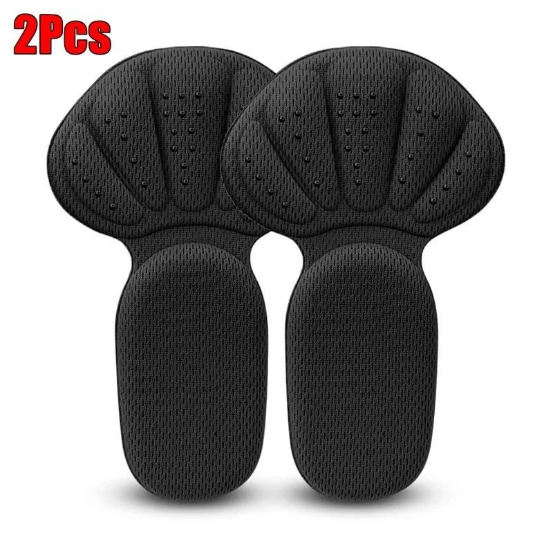 Heel Stickers Sneakers Heel Protector Feet Pads Pain Relief Size Reducer Non-slip Shoe Insoles T-Shaped Foot Care Pad Heel Grips