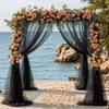 Width 160CM Wedding Tulle Arch White Pink Backdrop Fabric Arch Draping Fabric  Wedding