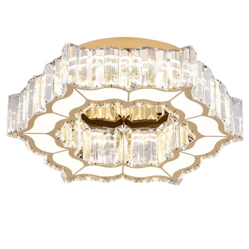 Luxury LED Crystal Ceiling Lamp for Living Room, Bedroom, and Corridor