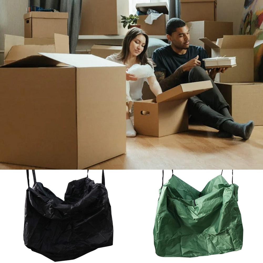 Square Cushion Storage Bag Black Chair Cover Storage Bag Multifunctional Quilts Storage Bag  Toys