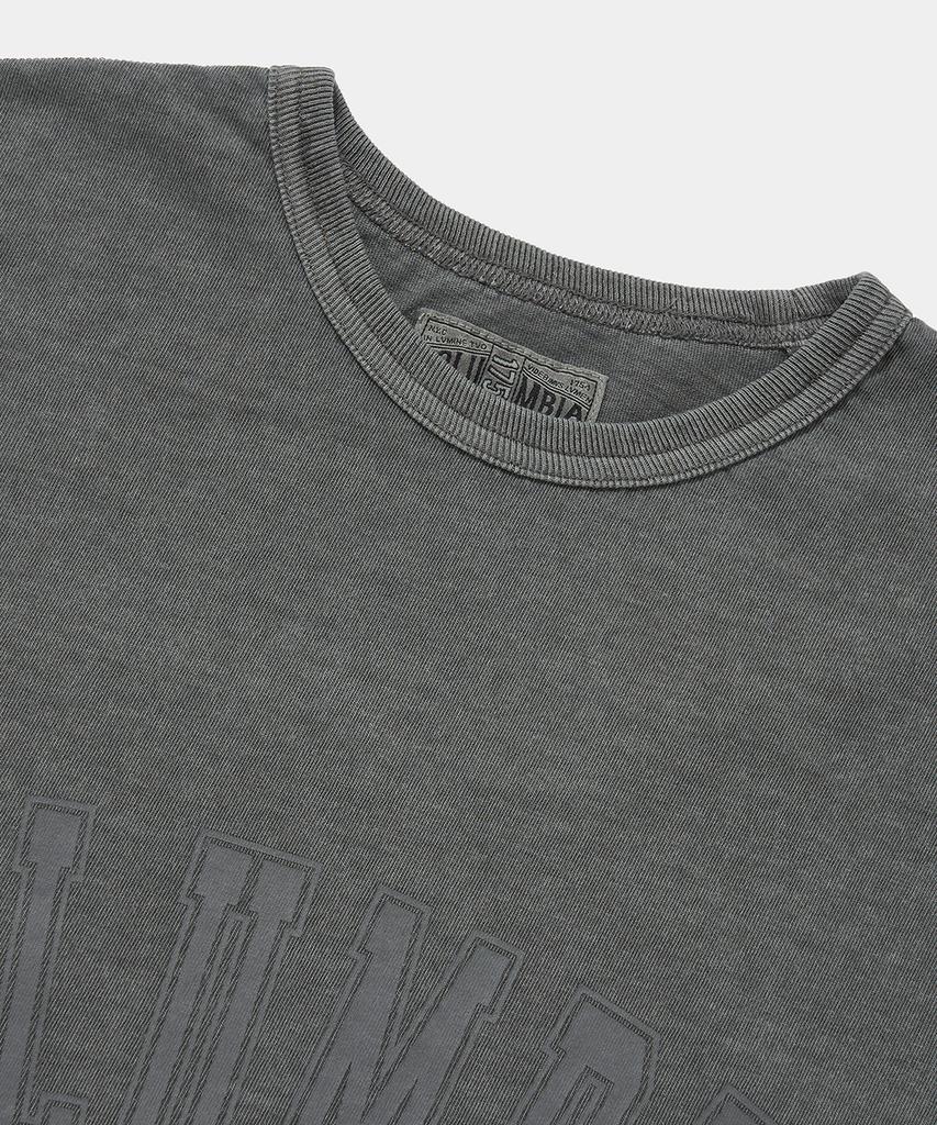 COLUMBIA UNIVERSITY Columbia Tot Dyed S/S T-Shirts_Gray