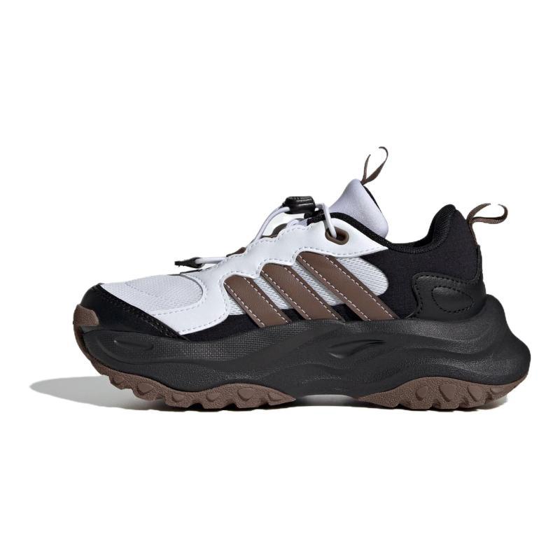 

Adidas Maxxwavy Slip Resistant Cushioning Low top Casual Shoes Black White Brown Kids Sneakers JI1530 36