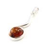 Les Trésors De Lily [J0021] - Silver Pendant 'Inspiration' Amber Silver (rhodium-plated) - 35x10 Mm