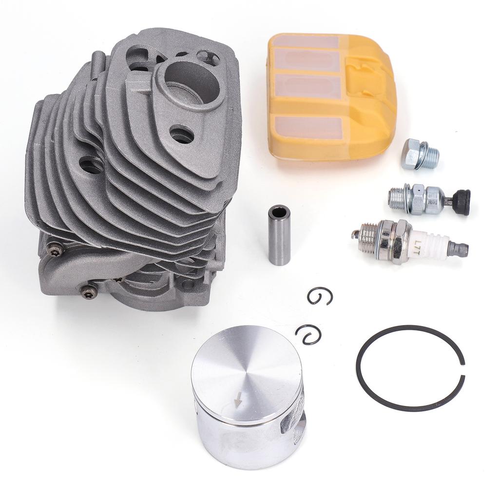 46mm Cylinder Piston Assembly Air Filter Cover Relief Valve Set Fit for Husqvarna 555 560 562 XP