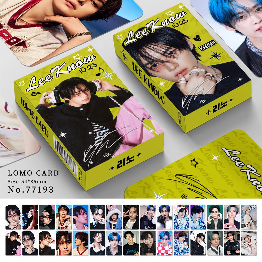 Skzoo Straykids 30Pcs Double-Sided Lomo Photocard Felix Han Ji-Sung In Greeting Card Kpop Fan Collection In Stock