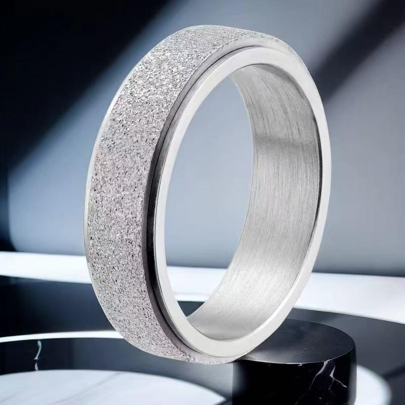 Herren Trendring aus Edelstahl - Langlebiges, nicht verblassendes Titanband