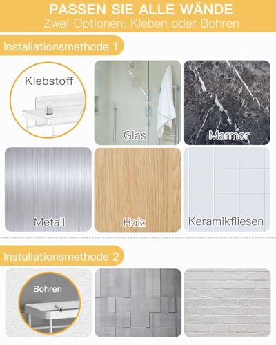 Uamector Bathroom Rack, Bathroom Basket, Bathroom Storage Rack