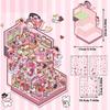 Animal Paradise 3D DIY Stickers Landscape Cabin Scene Sticker Hand Account Gift for Kid Christmas Festival
