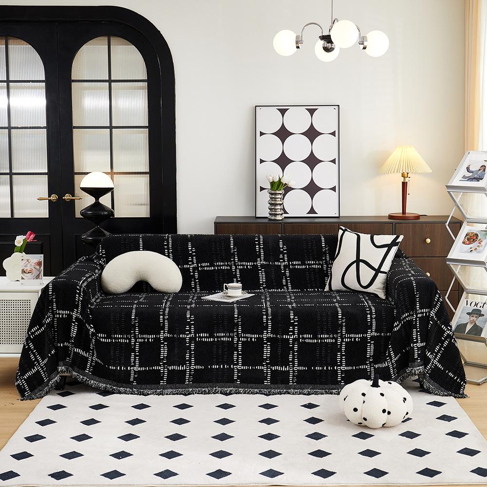 Simple Sofa Cover Cloth Full Covered Four Seasons Universal Sofa Cover Cover Dustproof Sofa Towel Sofa Cover