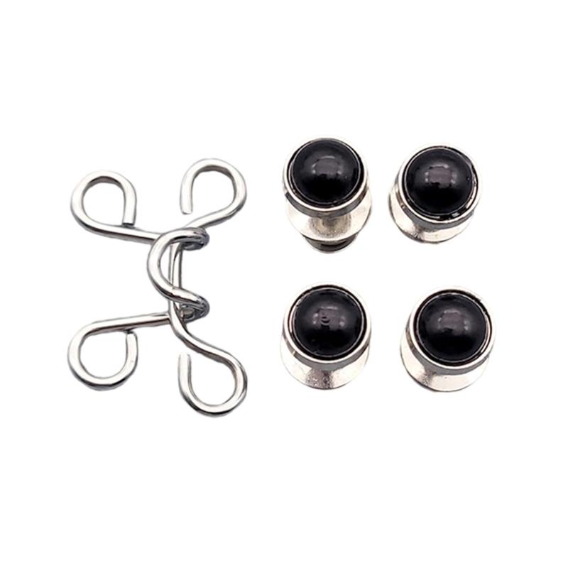 Metal Button Pins Jeans Waist Tightener Adjustable Trouser Button Pin Waist Buckle Detachable Jeans Button Pins