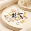 40Pcs Metal Pinch Clip Bail Clasp Copper Dangle Necklace Pendant Clamps Findings Jewelry Making Supplies